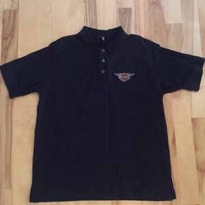 Men’s Harley Davidson collared work golf polo shir